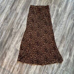 Planet Blue Leopard Skirt